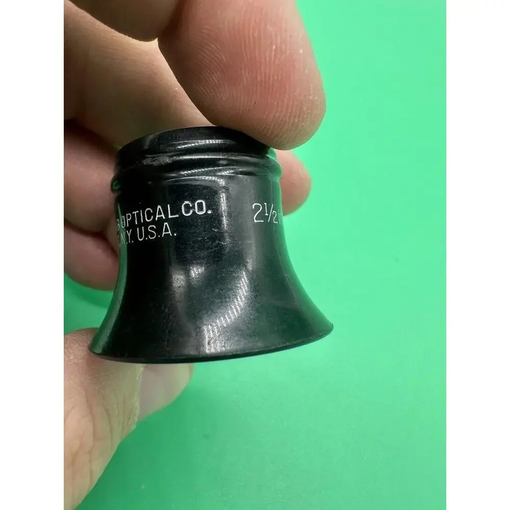 Vintage Plastik BAUSCH & LOMB OPTICAL LENS 2 1/2inch-4x